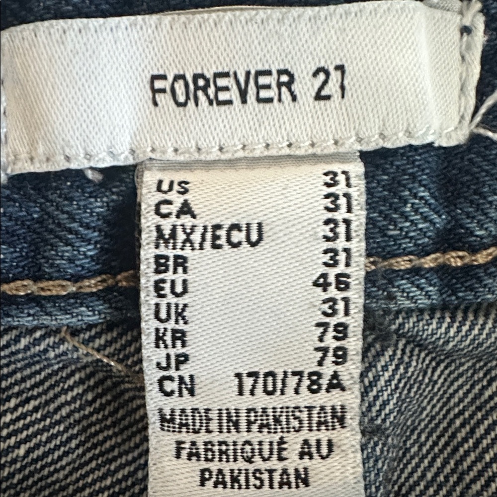Retro High Rise Distressed Jean Shorts - Picture 4 of 7